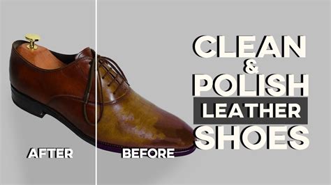 what to polish fake leather shoes with|best way to clean leather shoes.